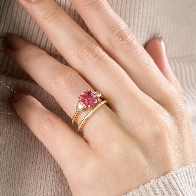 Padparadscha Ring