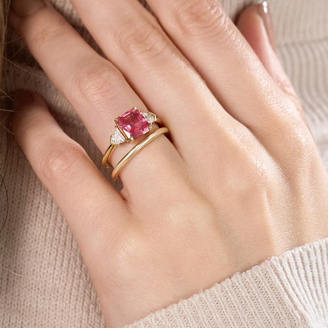 Padparadscha Ring