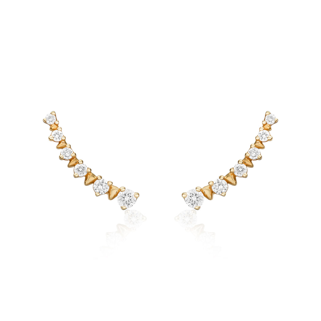 Star Climber Gold Earrings - mitchelandco.com