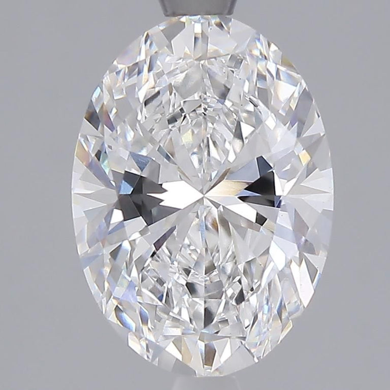 3.05 Carats OVAL BRILLIANT VVS2 EX EX E Diamond