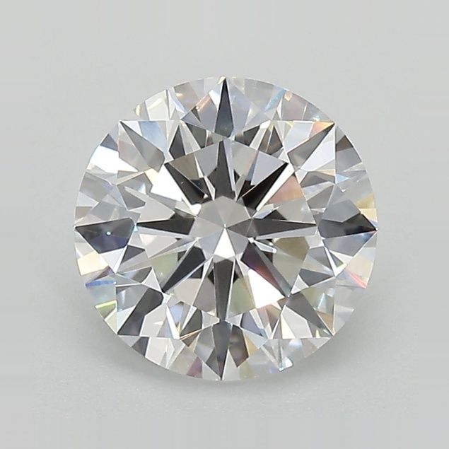 2.1 Carats ROUND BRILLIANT VVS2 ID EX EX D Diamond