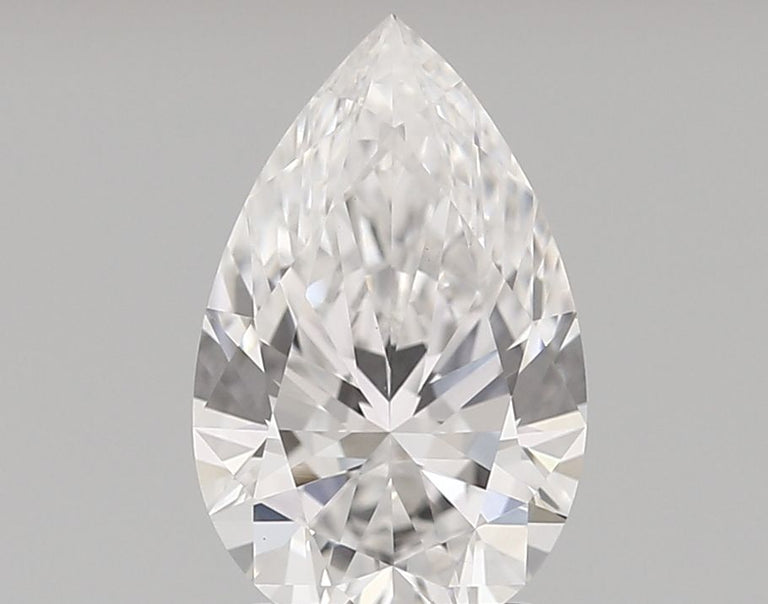 1.91 Carats PEAR BRILLIANT VVS2 EX EX D Diamond