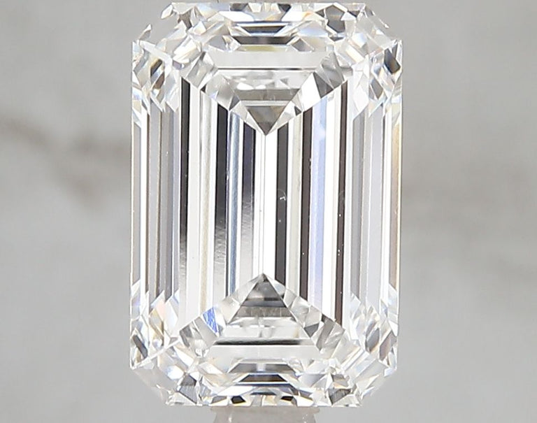3.09 Carats EMERALD CUT VVS2 EX EX E Diamond