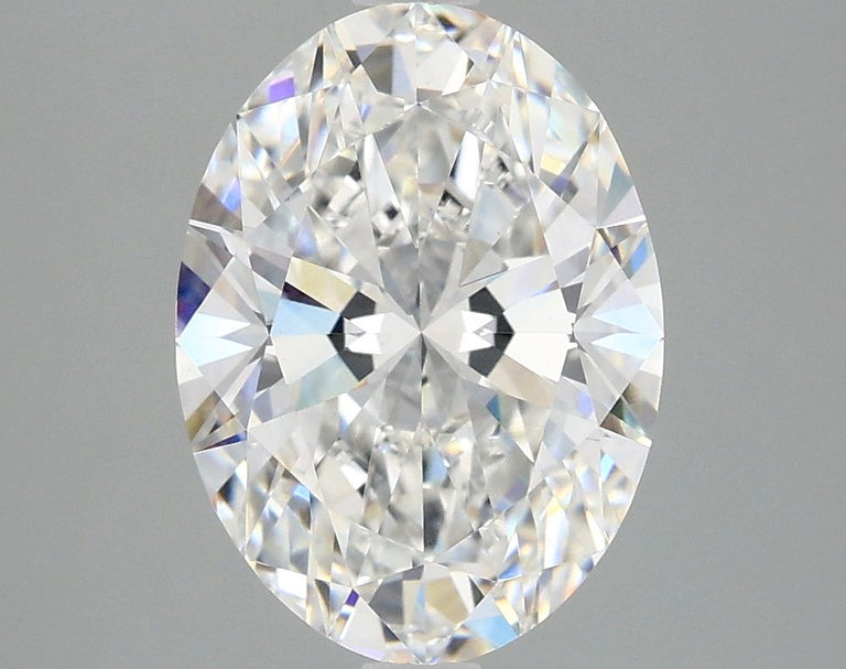 3.09 Carats OVAL BRILLIANT VVS2 EX EX E Diamond