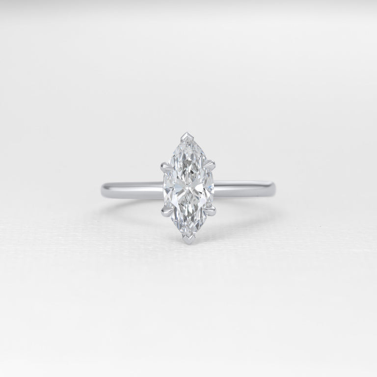 Aster Marquise - 18ct White Gold / L / 2.01 Carats MARQUISE BRILLIANT VVS1 EX EX D Diamond