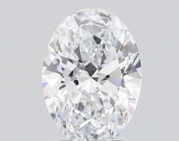 2.05 Carats OVAL BRILLIANT VVS2 EX EX E Diamond