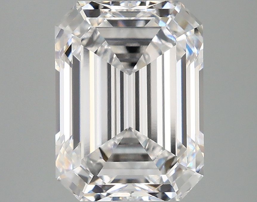 3.62 Carats EMERALD VVS2 EX EX D Diamond