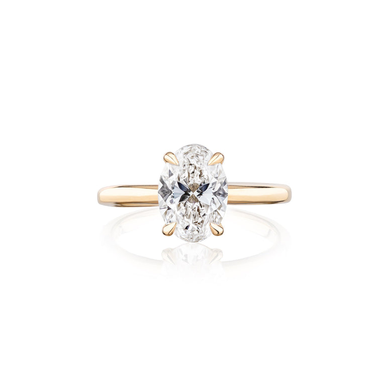 Aster Oval - 18ct Gold / M / 1.01 Carats OVAL BRILLIANT VVS1 EX EX E Diamond