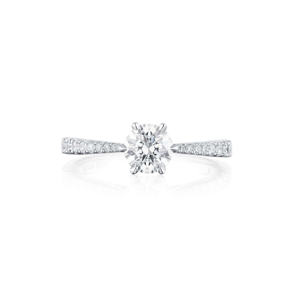 Maia Ring Dia - 18ct Gold / T / 0.5 Carats ROUND VS2 VG EX VG F Diamond