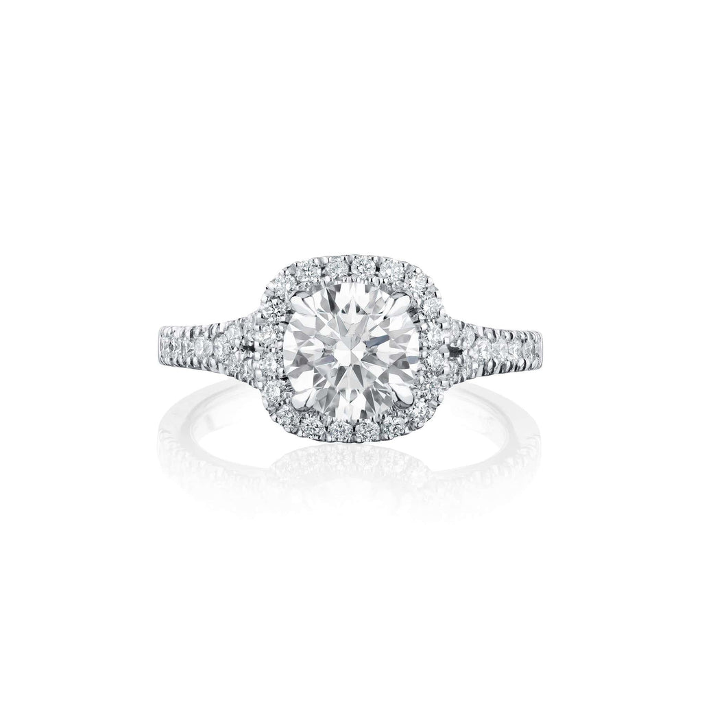 Nova Round - 18ct Rose Gold / T / 3.19 Carats ROUND BRILLIANT VVS2 EX EX EX D Diamond