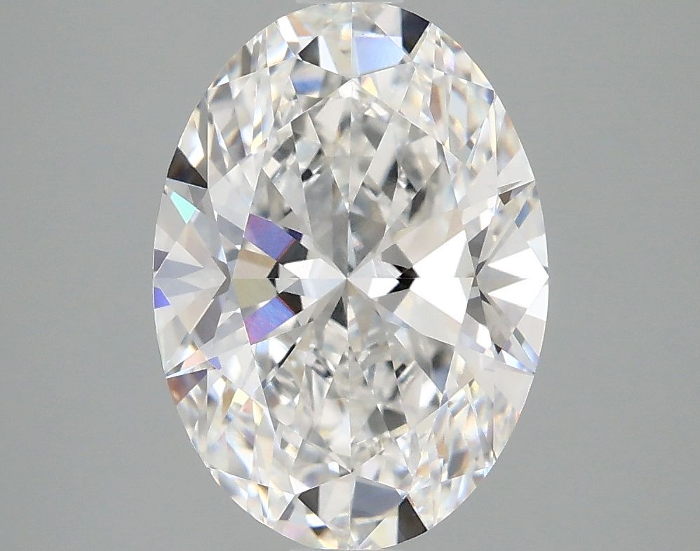 3.09 Carats OVAL VVS2 EX EX E Diamond