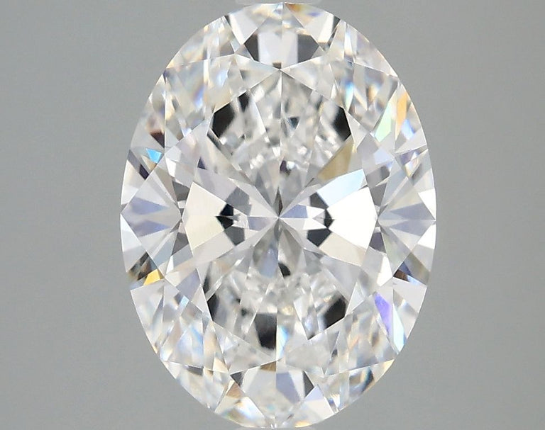 3.09 Carats OVAL BRILLIANT VVS2 EX EX E Diamond