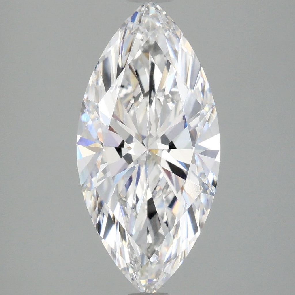 2.98 Carats MARQUISE BRILLIANT VVS2 EX EX D Diamond
