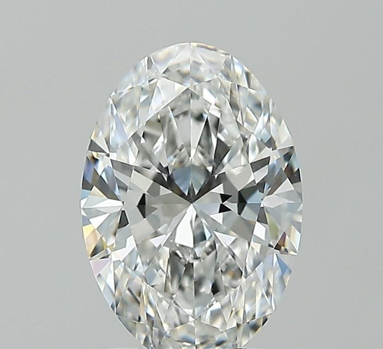 2.03 Carats OVAL BRILLIANT VVS1 EX EX E Diamond