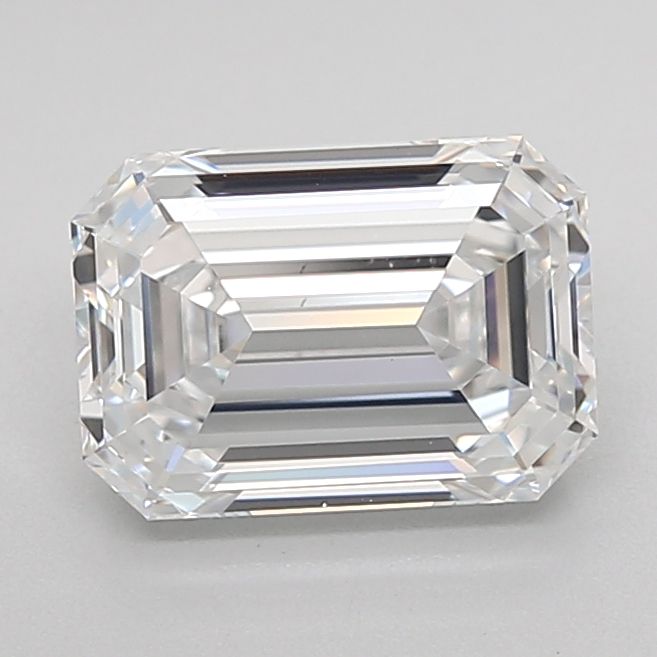 2.12 Carats EMERALD CUT VVS1 EX EX D Diamond