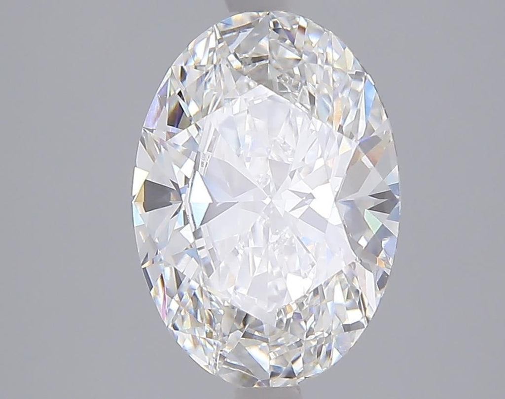 3.05 Carats OVAL BRILLIANT VVS2 EX EX E Diamond