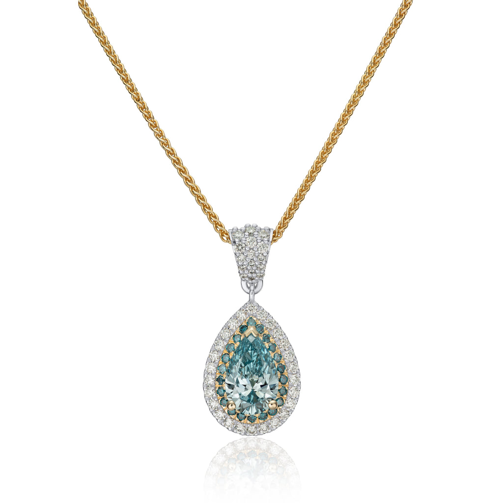 Blue goddess Pendant - mitchelandco.com